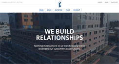 Desktop Screenshot of chambersconstruction.com